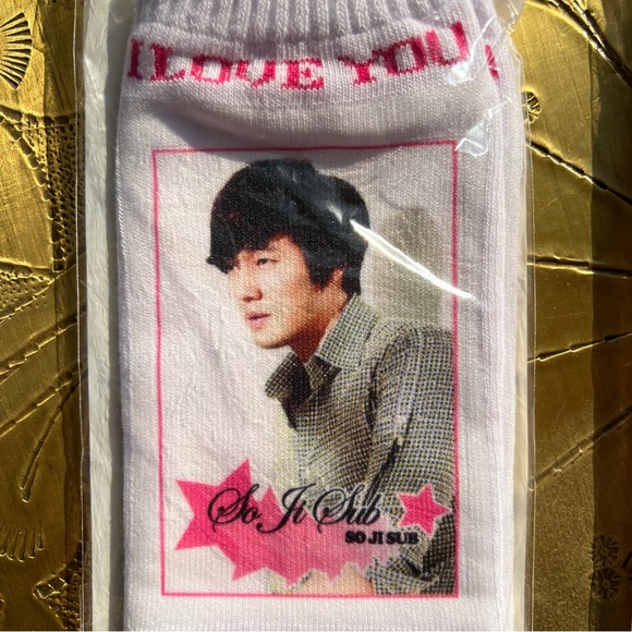 2 pairs of Korean Kpop ankle socks - I love you, So Ji Sub, Girls Generation - Picture 2 of 3